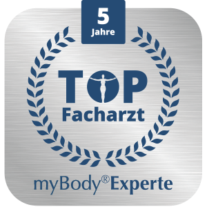 Über 5 Jahre Top-Facharzt auf myBody